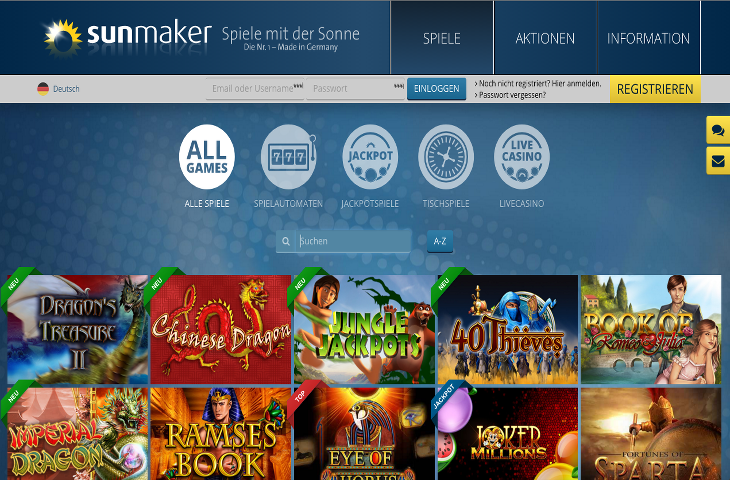 Sunmaker_Casino_Spielautomaten