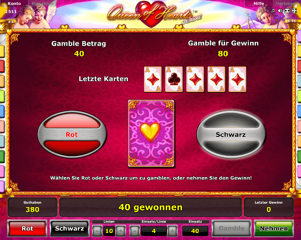 Queen of Hearts Deluxe Gambling