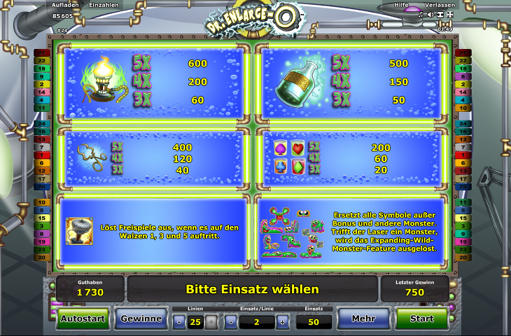 Novoline_Dr_Enlarge_o_Gewinntanelle_Fortsetzung